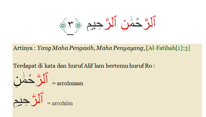 Qamariah alif berikut yang lam mengandung lafal adalah bacaan Hukum Bacaan